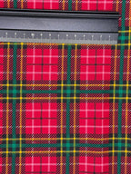 Christmas Red Tartan Polycotton Fabric | 110cm Wide | 80/20 Poly Cotton