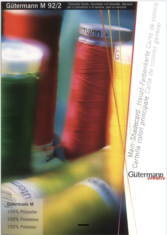 Gütermann Sew-All Printed Shade Card