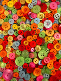 100g Assorted Buttons - Summer Selection