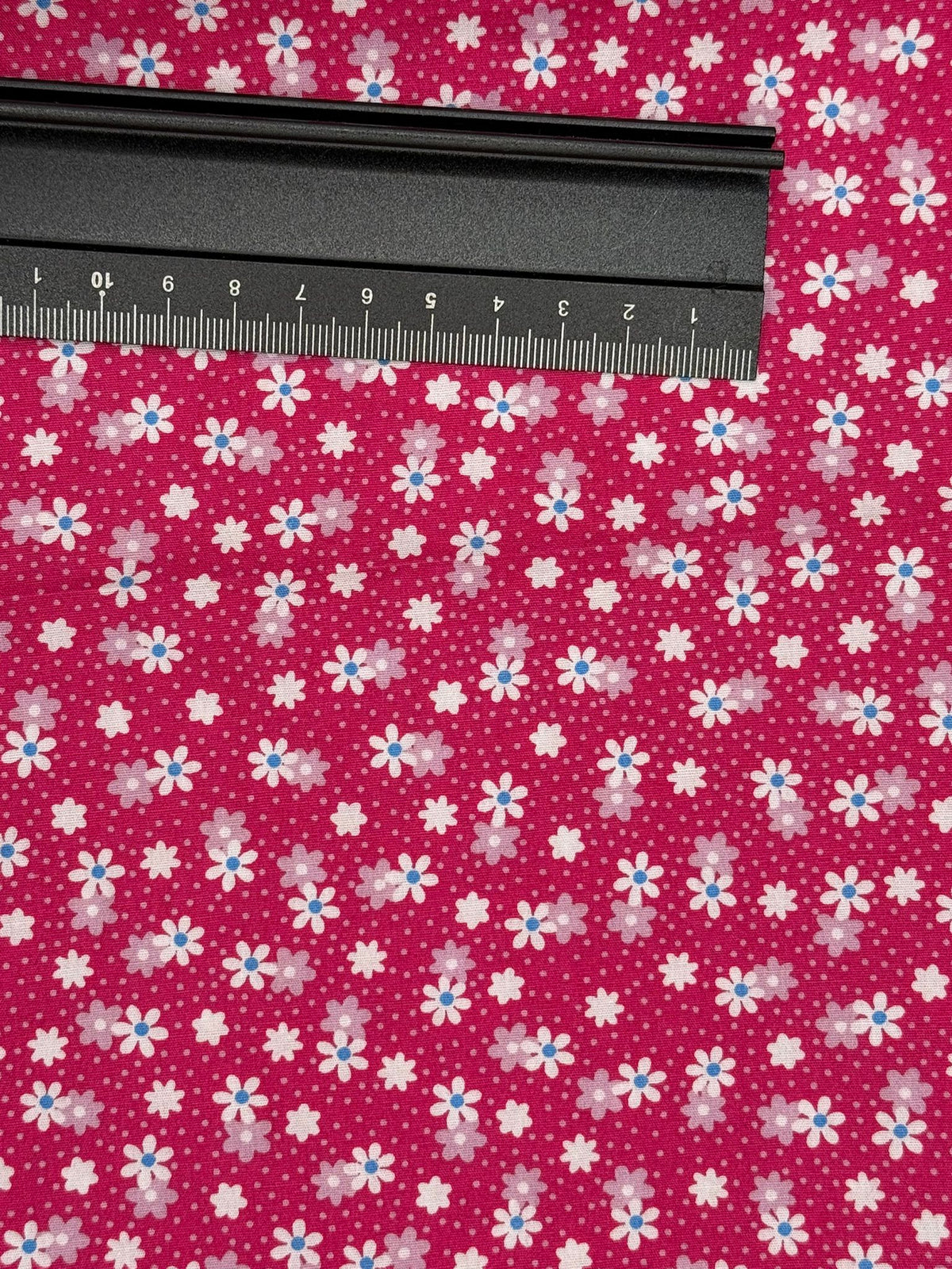 Rose & Hubble Small Pink Flowers Print | 112cm Wide | Cotton Poplin