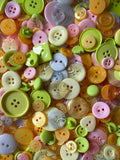 100g Assorted Buttons - Spring Selection