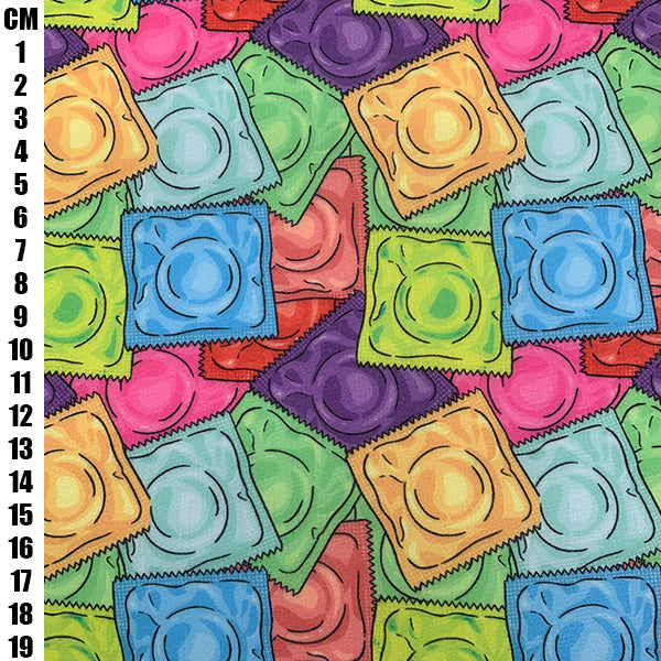 Coloured Wrappers Polycotton Fabric | 110cm Wide | 90/10 Poly Cotton
