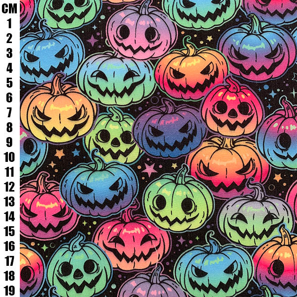 Halloween Pumpkins Polycotton Fabric | 110cm Wide | 90/10 Poly Cotton
