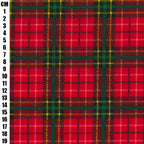 Christmas Red Tartan Polycotton Fabric | 110cm Wide | 80/20 Poly Cotton