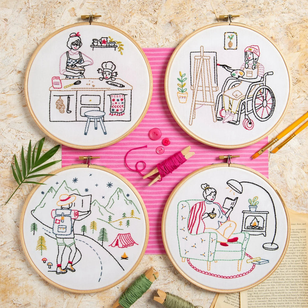 Hawthorn Handmade Grow Gardening Embroidery Kit for Beginners