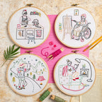 Hawthorn Handmade Stretch Yoga Embroidery Kit for Beginners