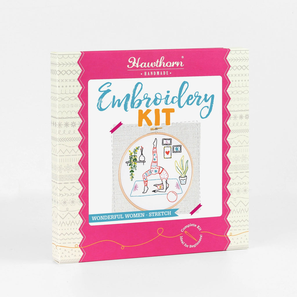 Hawthorn Handmade Stretch Yoga Embroidery Kit for Beginners