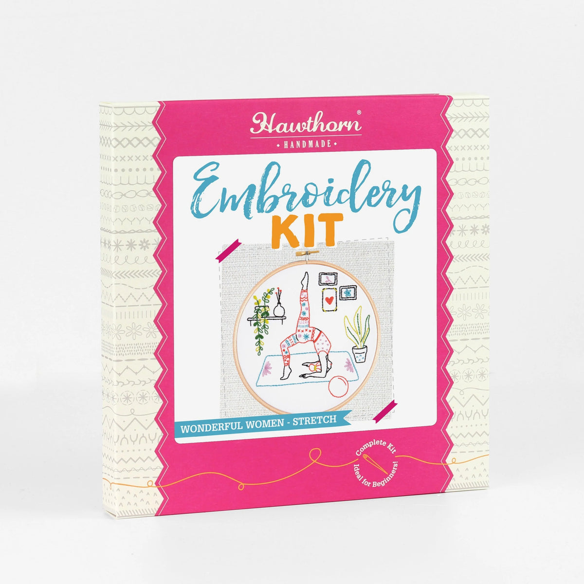 Hawthorn Handmade Stretch Yoga Embroidery Kit for Beginners