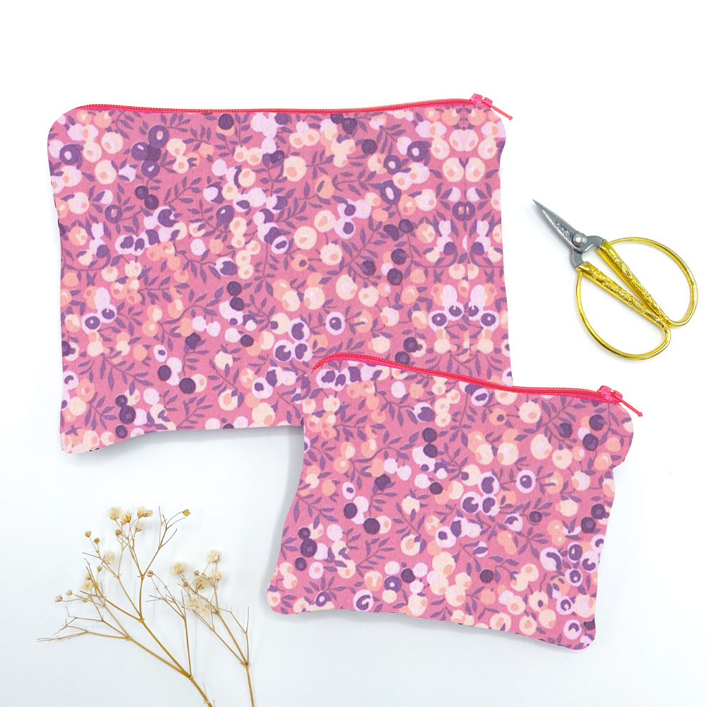 Alice Caroline Liberty Fabric Make-Up And Coin Purse Kit