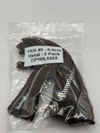 YKK #5 Metal Zippers – Brown 5 Pack (9.5cm)