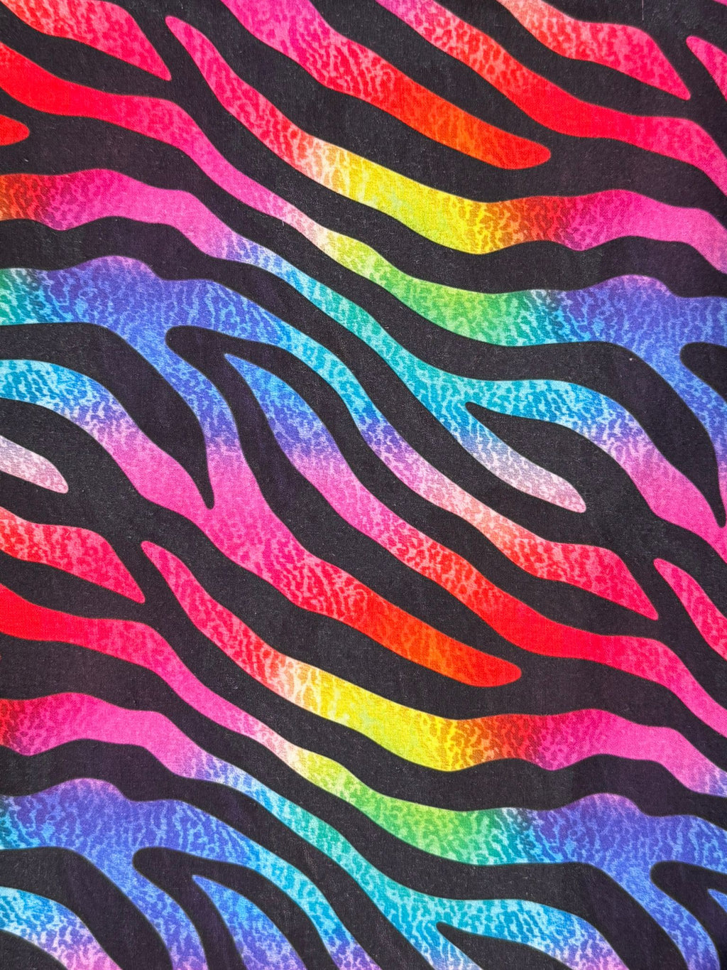 Rose & Hubble Bright Zebra Print | 112cm Wide | Cotton Poplin