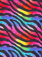 Rose & Hubble Bright Zebra Print | 112cm Wide | Cotton Poplin