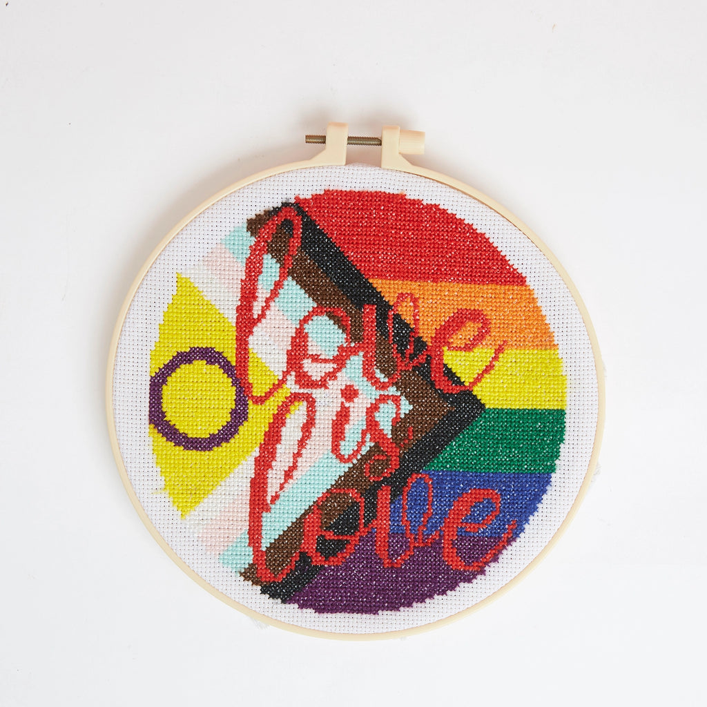 Cross Stitch Kit - Pride Flag | Simply Make | DSM106267
