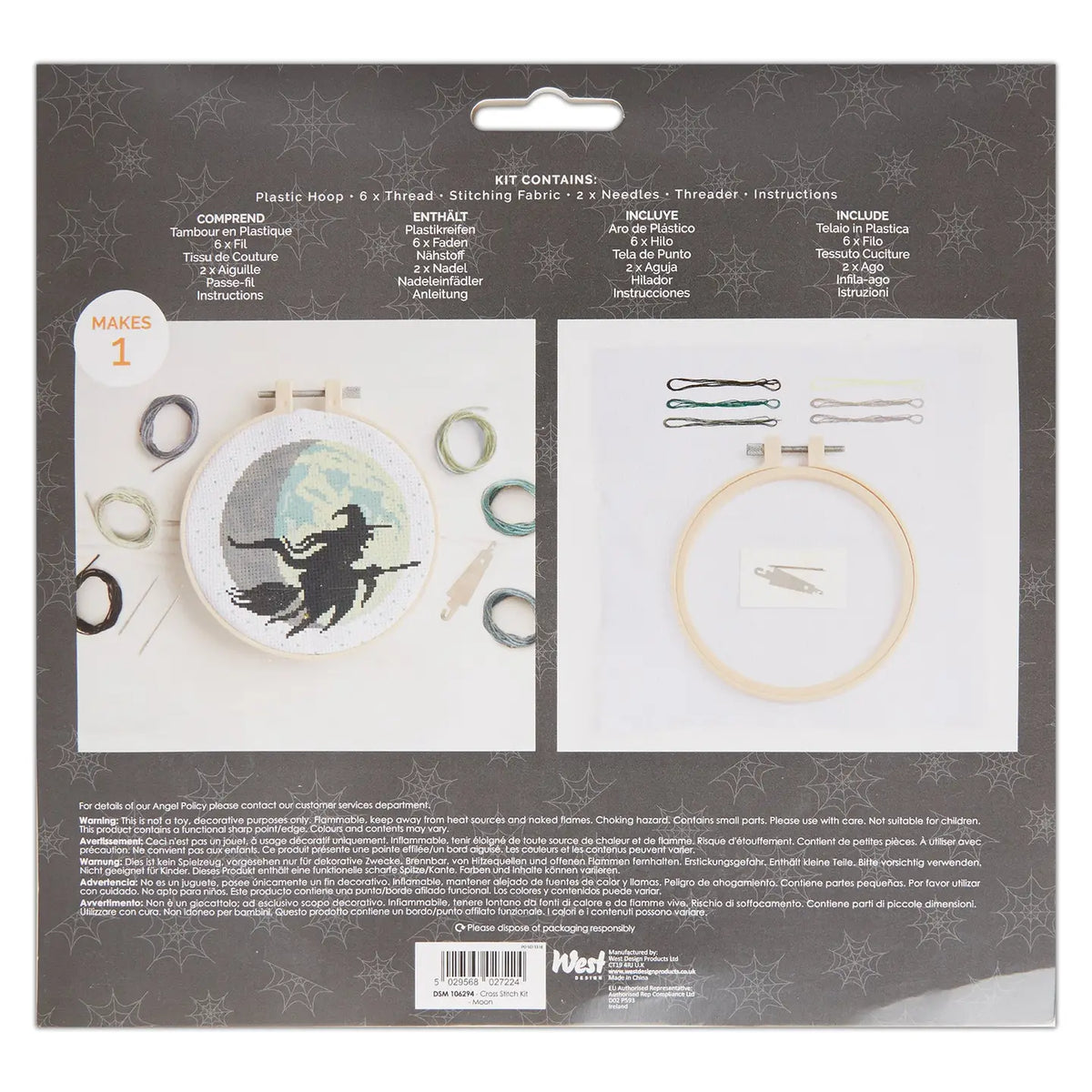Cross Stitch Kit - Moon | Simply Make | DSM106294
