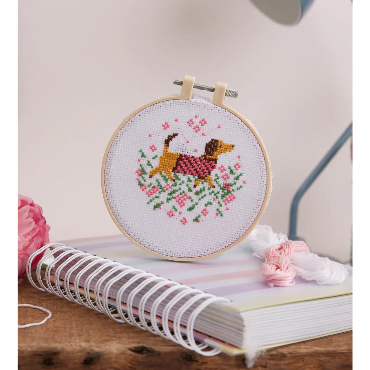 Cross Stitch Kit - Sausage Dog | Simply Make | DSM106152