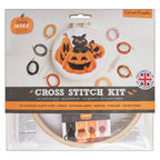 Cross Stitch Kit - Cat & Pumpkin | Simply Make | DSM106290