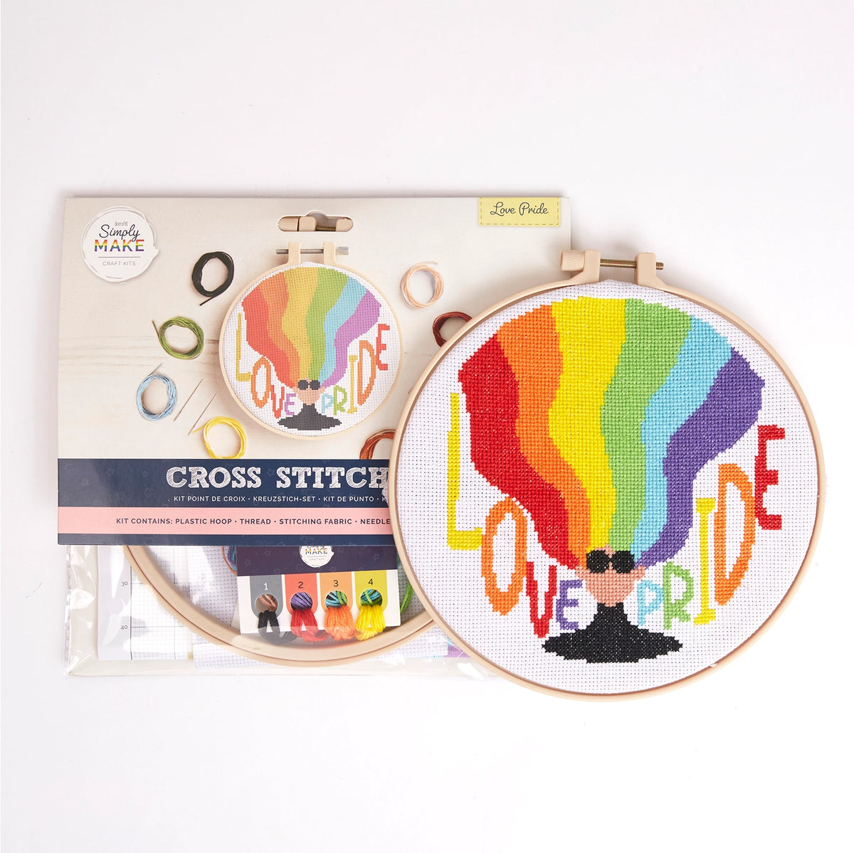 Cross Stitch Kit - Love Pride | Simply Make | DSM106265