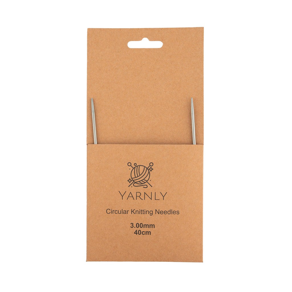 Circular Knitting Needle 3.00mm x 40cm | Yarnly