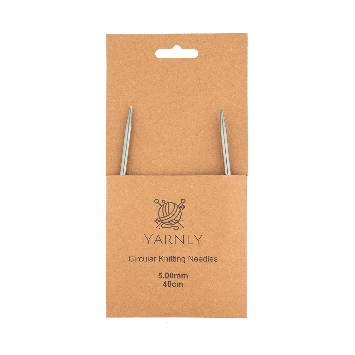 Circular Knitting Needle 5.00mm x 40cm - Yarnly