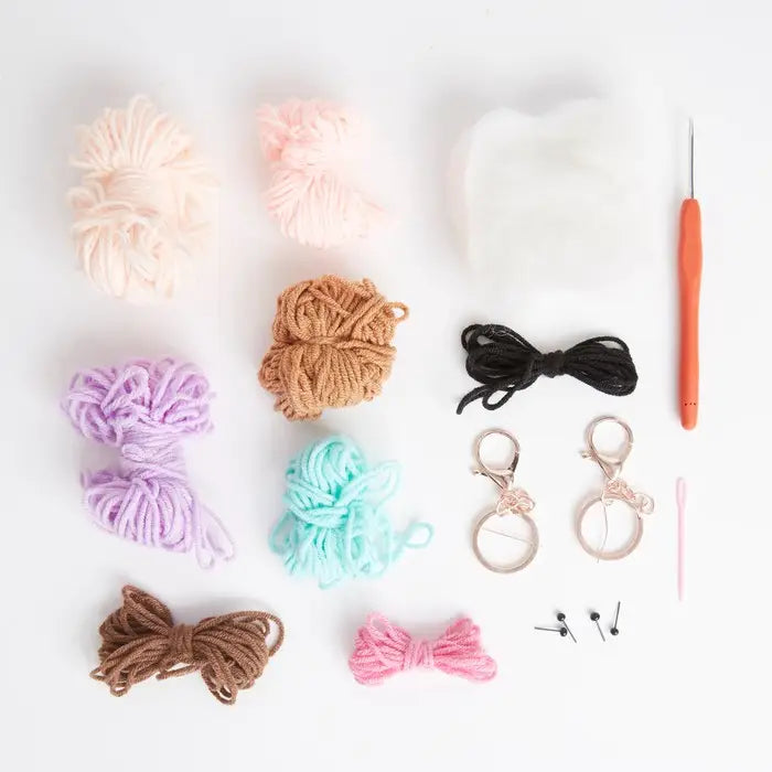 Crochet Key Ring Craft Kit, Time For Treats, Duo | Simply Make | DSM106649