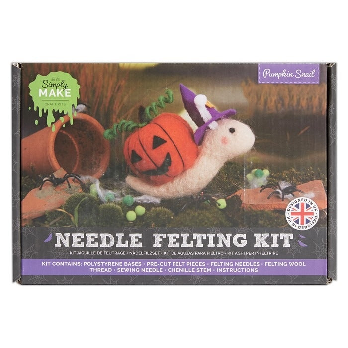 Needle Felting Pumpkin Snail | Simply Make | DSM106642