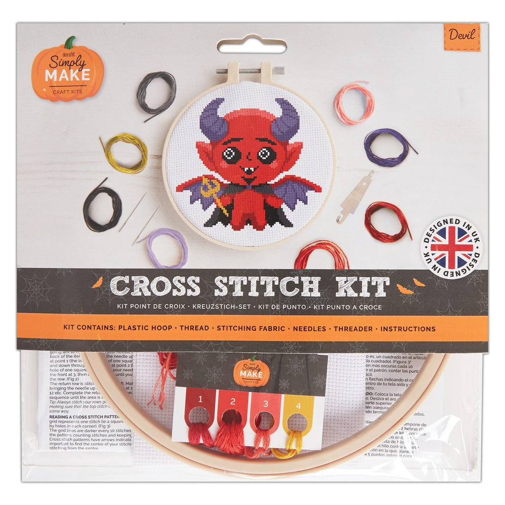 Cross Stitch Kit - Devil | Simply Make | DSM106291