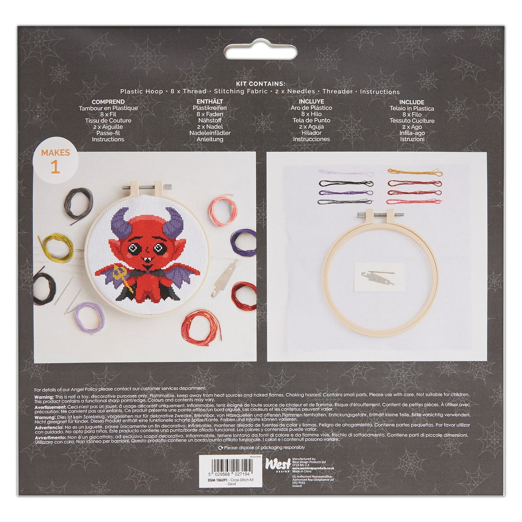 Cross Stitch Kit - Devil | Simply Make | DSM106291