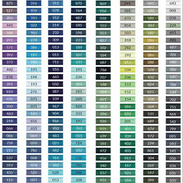 Gütermann Sew-All Real Thread Shade Card