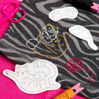 Hawthorn Handmade Curious Cats Stick & Stitch Embroidery Pack