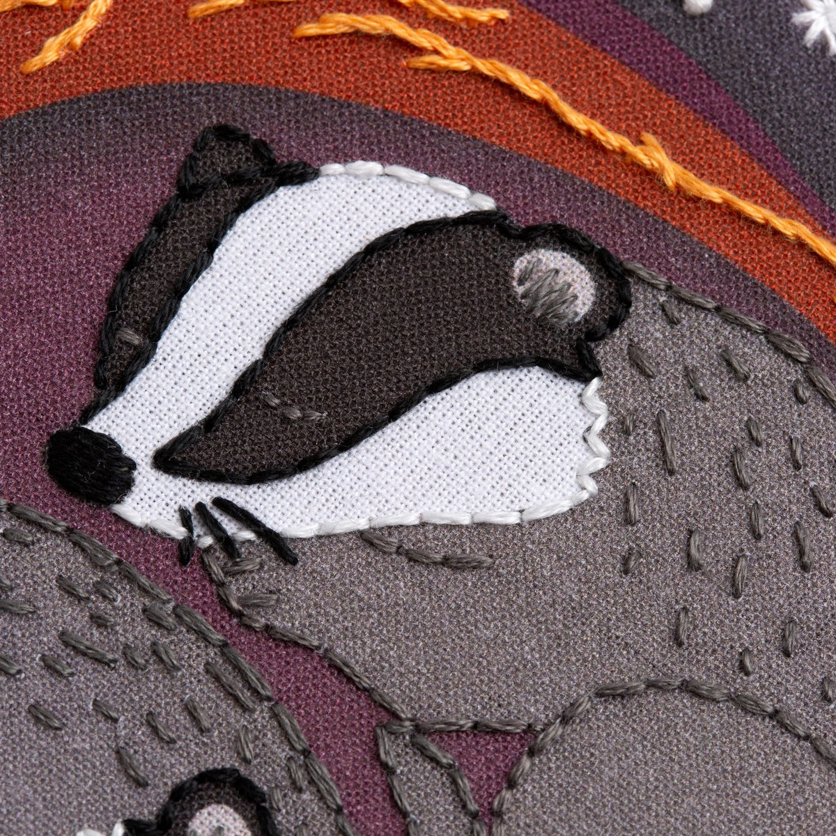 Hawthorn Handmade Badger's Rest Embroidery Kit for Beginners