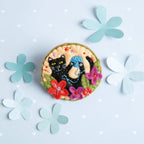 Hawthorn Handmade Black Cat Felt Craft Brooch Kit for Beginners