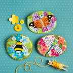 Hawthorn Handmade Bumblebee Felt Craft Brooch Kit for Beginners