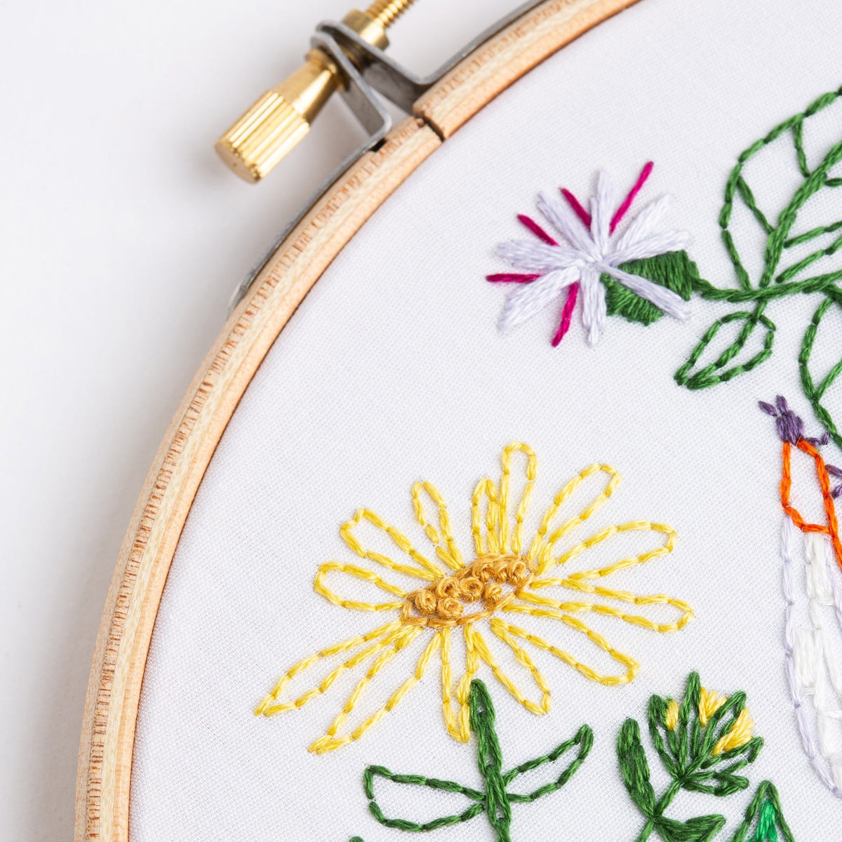 Hawthorn Handmade Herbarium Botanical Embroidery Kit for Beginners