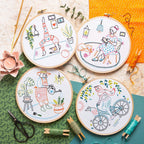 Hawthorn Handmade Swim Wild Swimming Embroidery Kit for Beginners