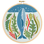 Hawthorn Handmade Stargazing Whale Embroidery Kit for Beginners