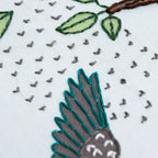 Hawthorn Handmade Starling Song Embroidery Kit for Beginners