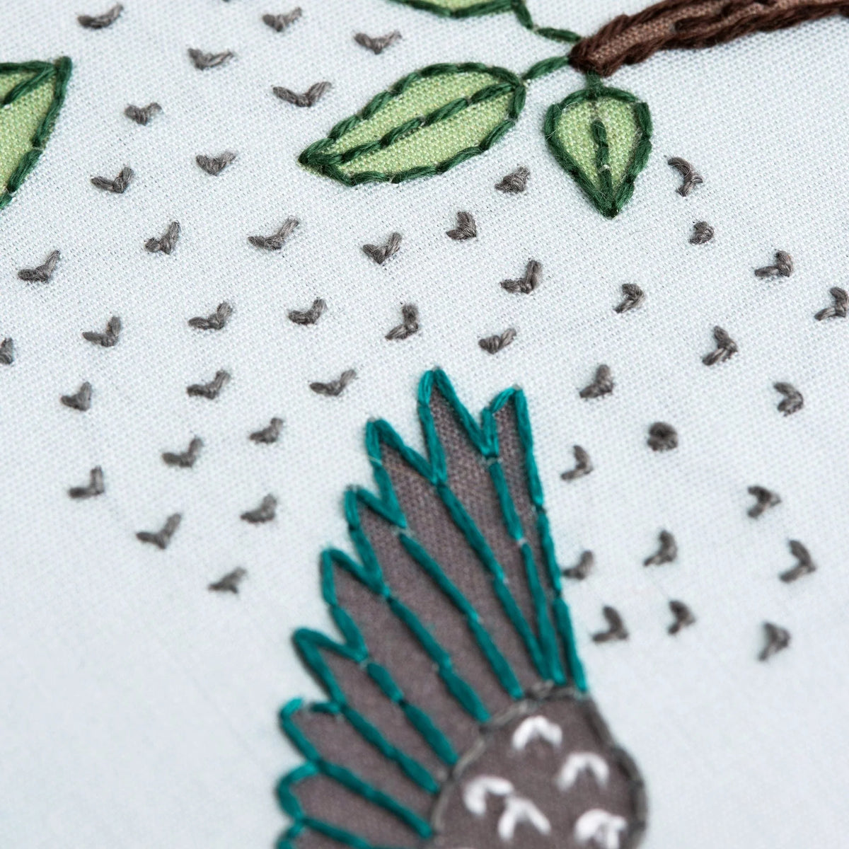 Hawthorn Handmade Starling Song Embroidery Kit for Beginners