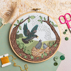 Hawthorn Handmade Starling Song Embroidery Kit for Beginners