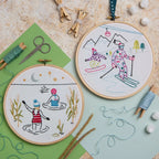 Hawthorn Handmade Swim Wild Swimming Embroidery Kit for Beginners