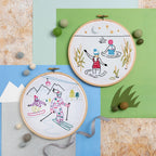 Hawthorn Handmade Swim Wild Swimming Embroidery Kit for Beginners