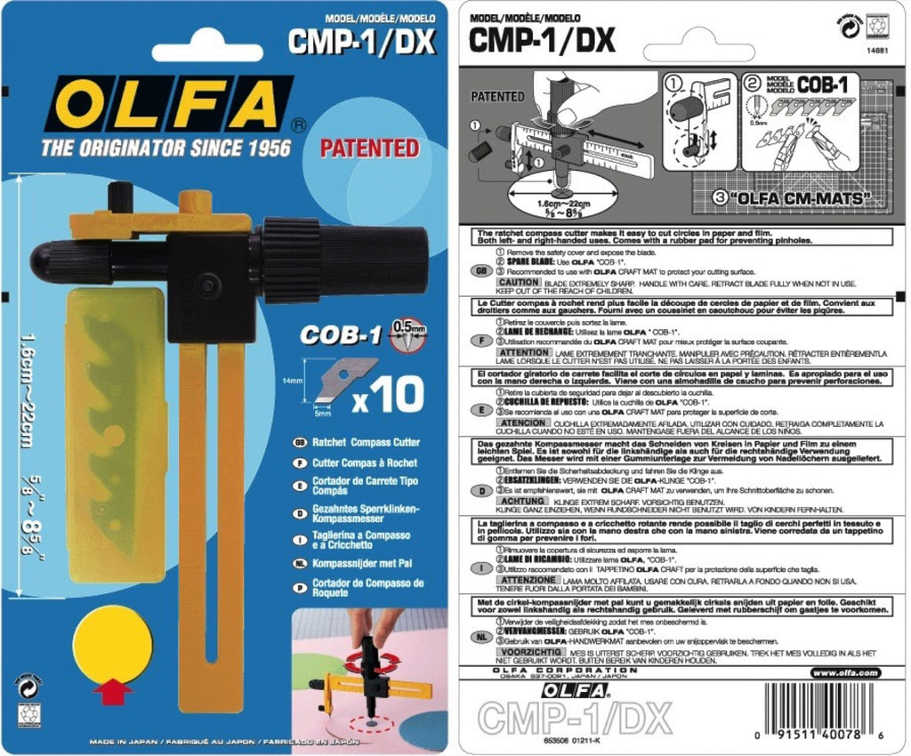 Olfa Deluxe Circle Compass Cutter CMP-1/DX