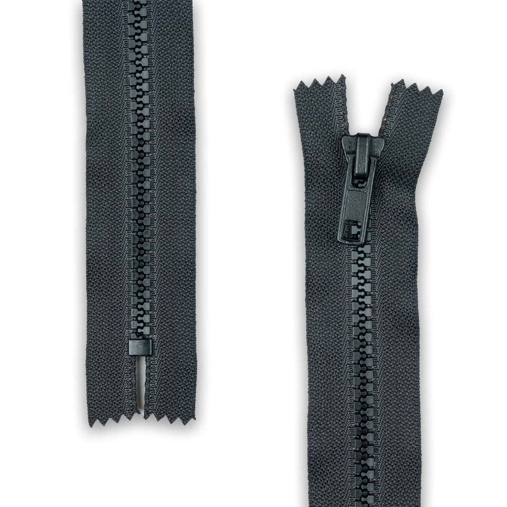 Plastic Closed-End 23cm / 9 Inch Zip Fastener – Size 5