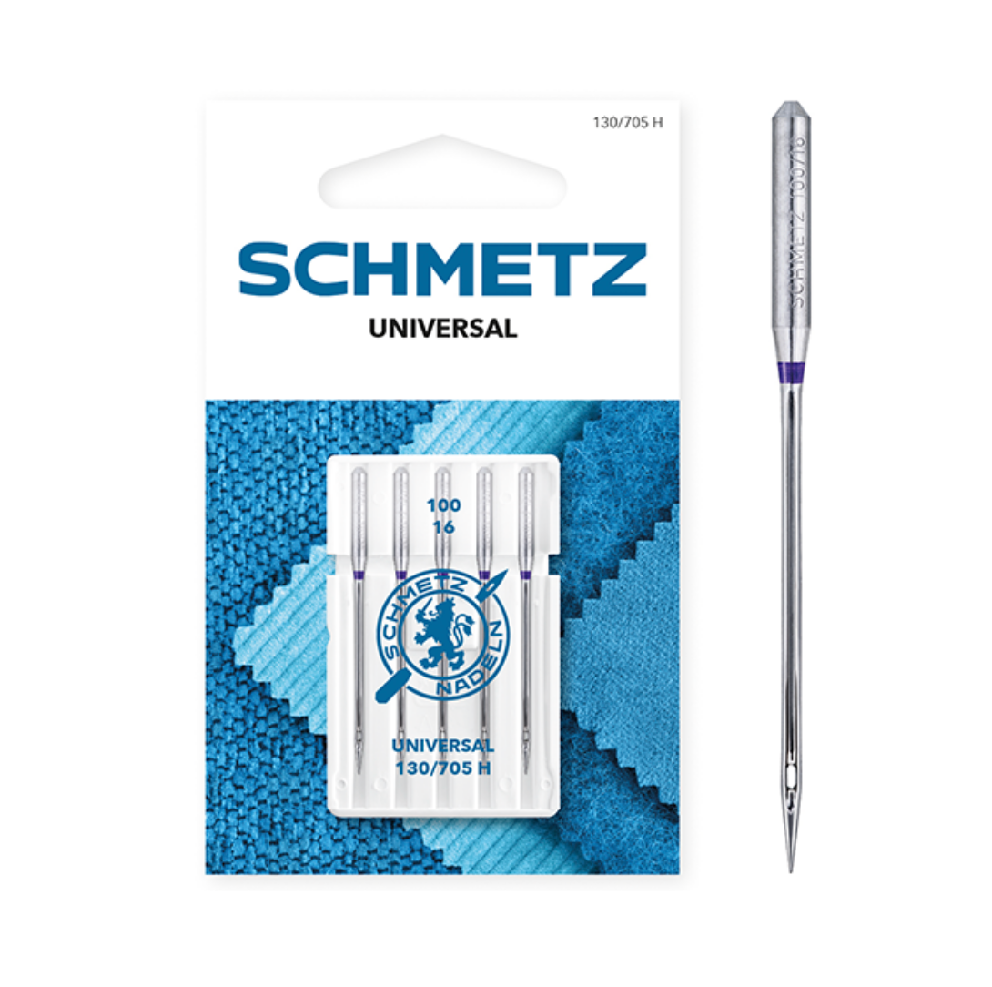 Schmetz Universal Sewing Machine Needles – Size 100 | Card of 5