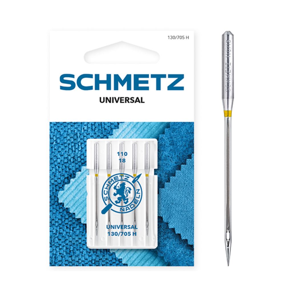 Schmetz Universal Sewing Machine Needles – Size 110 | Card of 5