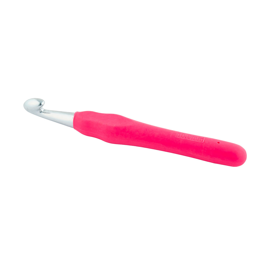 Soft Grip Ergonomic Crochet Hook 10.0mm - Yarnly