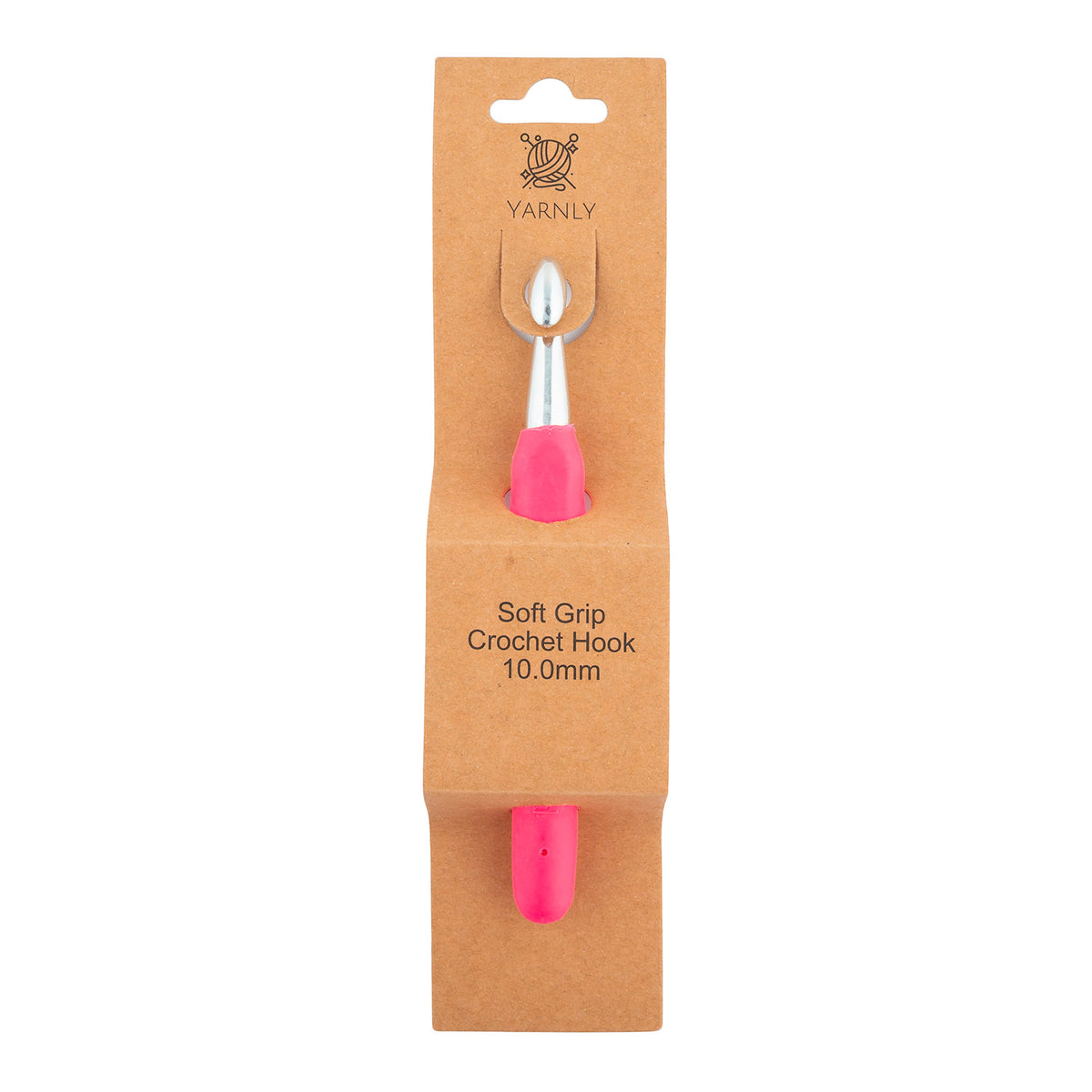 Soft Grip Ergonomic Crochet Hook 10.0mm - Yarnly