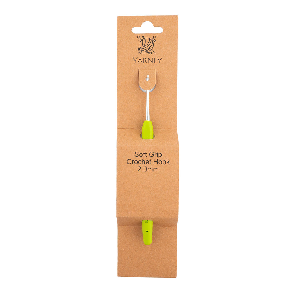 Soft Grip Ergonomic Crochet Hook 2.00mm - Yarnly