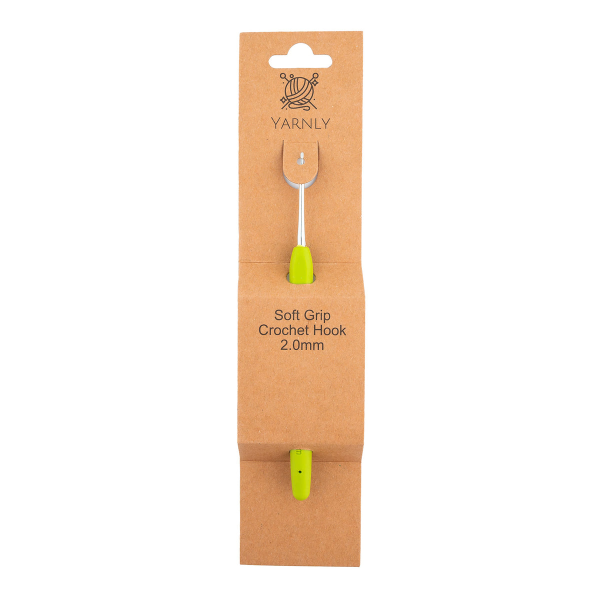 Soft Grip Ergonomic Crochet Hook 2.00mm - Yarnly