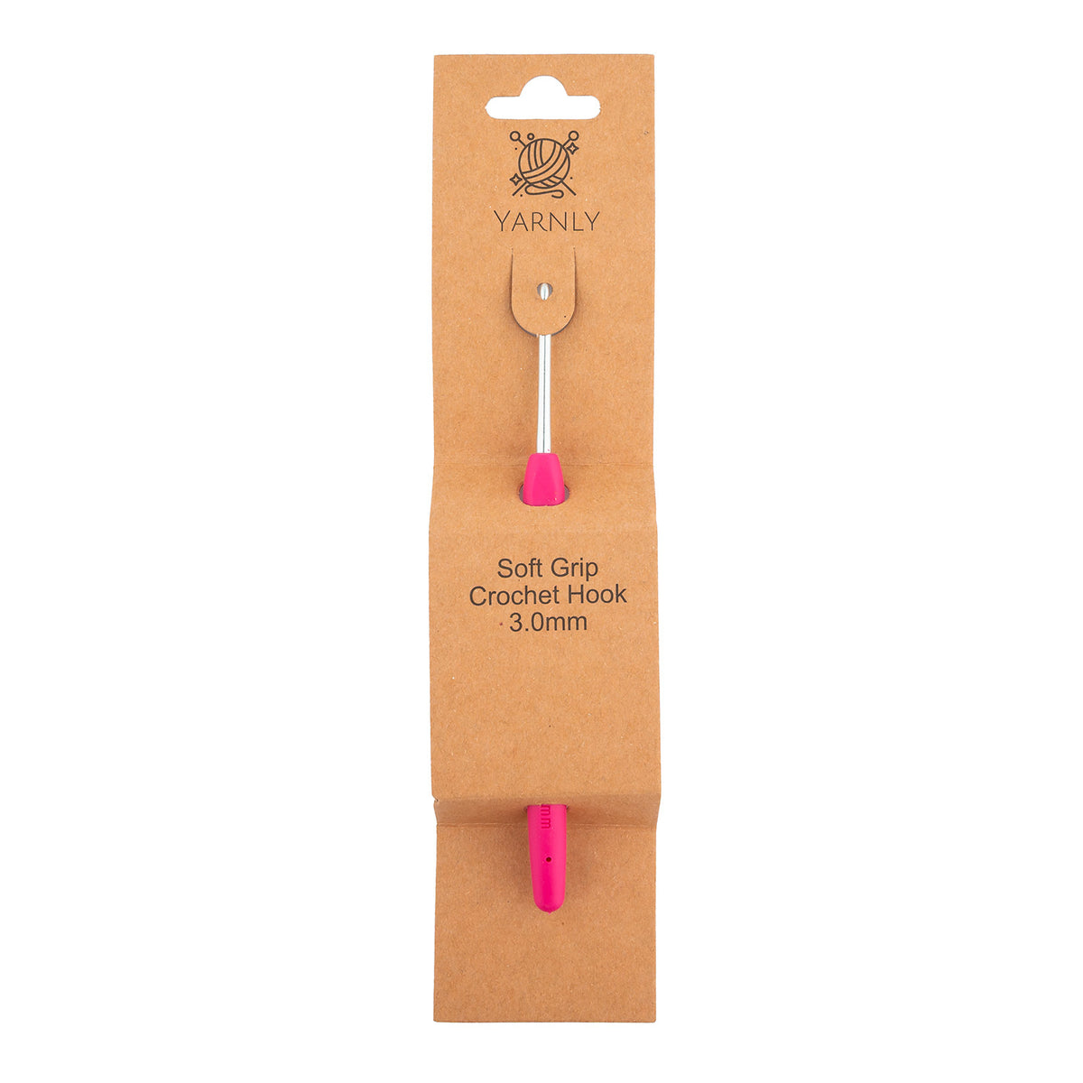 Soft Grip Ergonomic Crochet Hook 3.0mm - Yarnly