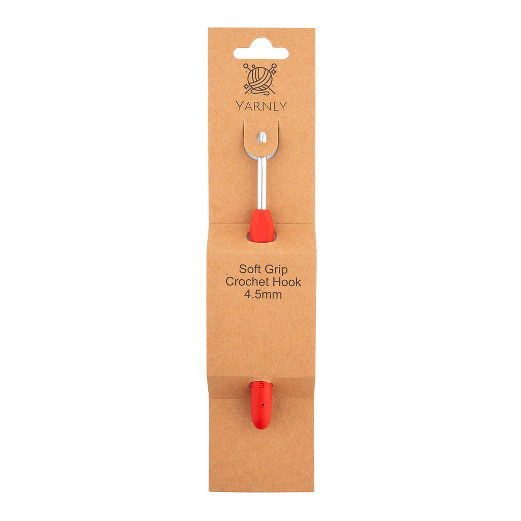 Soft Grip Ergonomic Crochet Hook 4.50mm - Yarnly